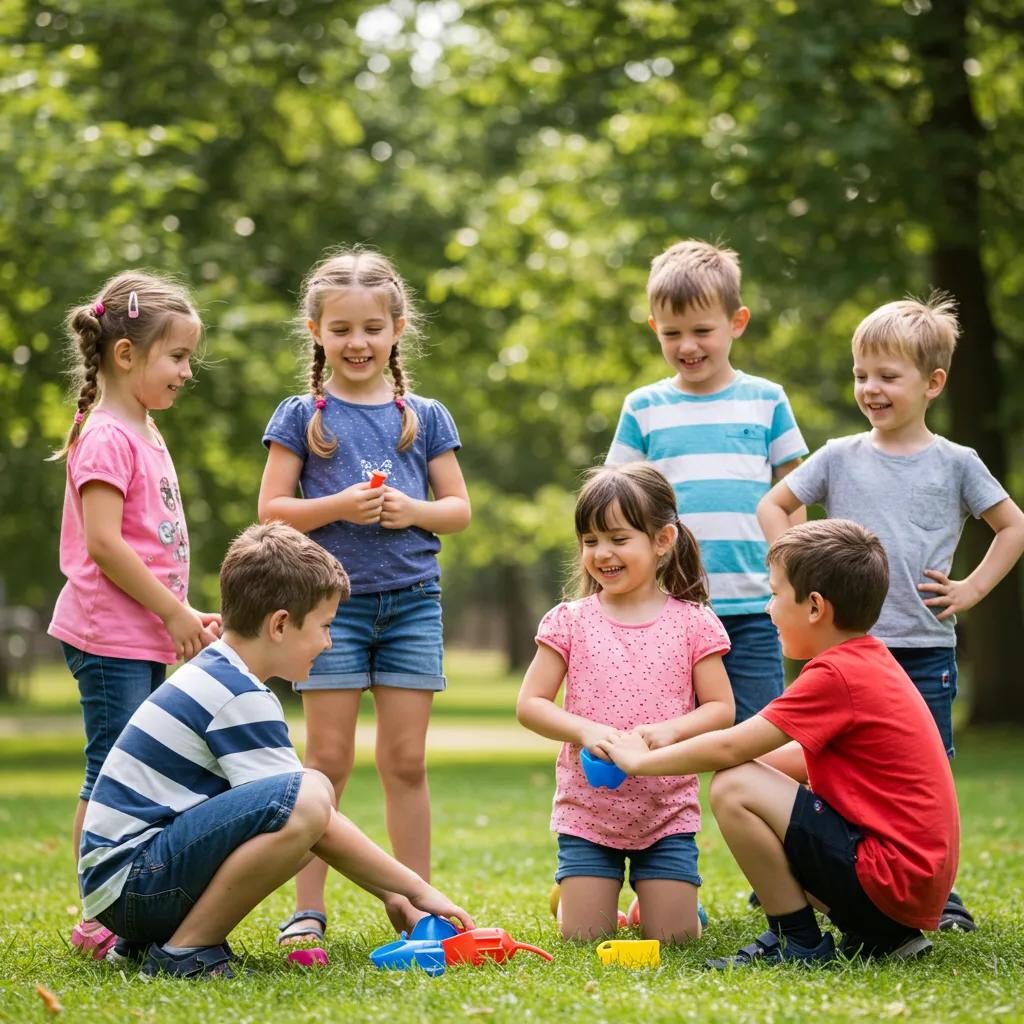 Children interacting and playing together, demonstrating the social benefits of ABA therapy