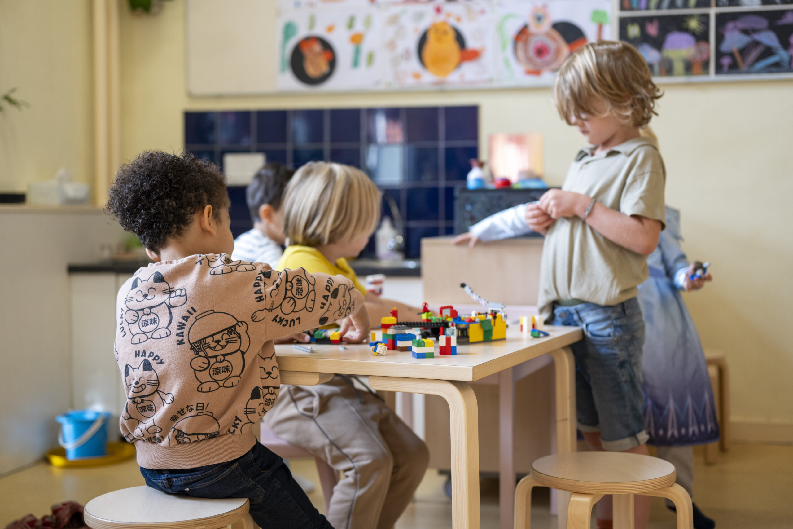 schoolkinderen in het basisonderwijs